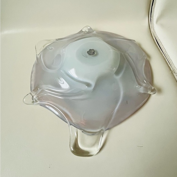 Murano Art Glass Bowl Diameter 10 Inches - Picture 2 of 11